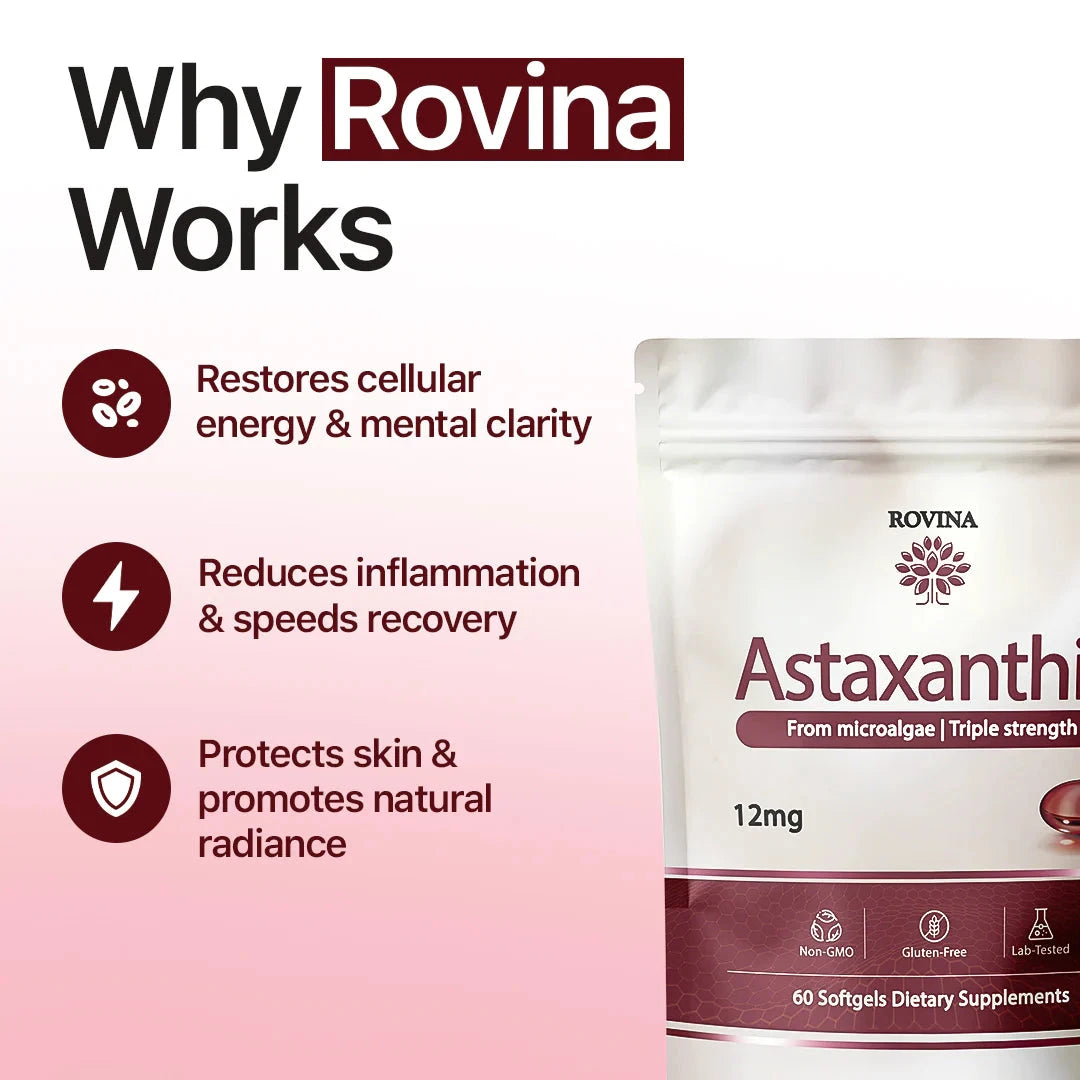 Rovina Astaxanthin · Kidney & Whole-Body Support