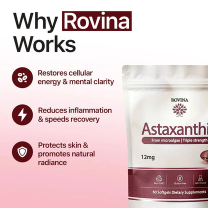 Rovina Astaxanthin · Kidney & Whole-Body Support
